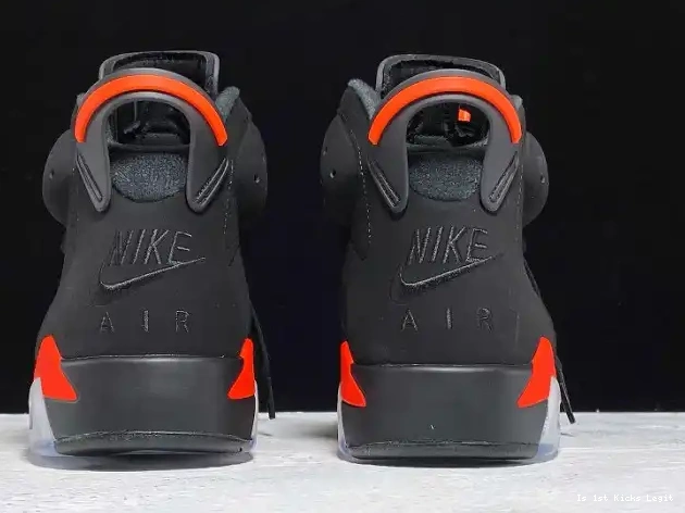 Jordan 6 Air 384664-060 Infrared OG Retro Black 0618